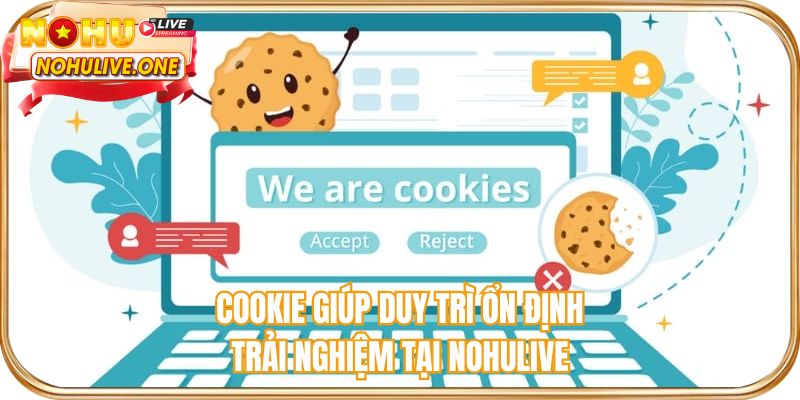 Cookie giúp duy trì ổn định trải nghiệm tại NOHULIVE