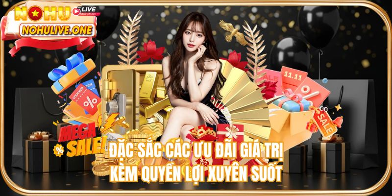 Đặc sắc các ưu đãi giá trị kèm quyền lợi xuyên suốt